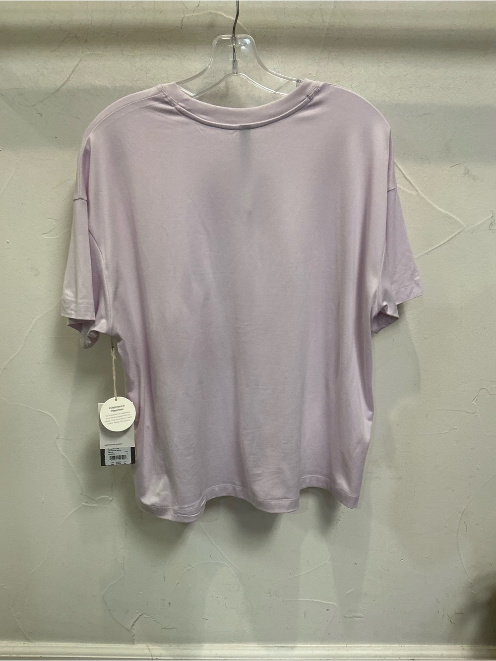 Vuori Energy Tee Long Lilac Breeze Heather - Picture 2 of 5